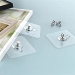10PCS Photo Frame Hooks Storage Rack Screw Holders Door Hanger - Image 2