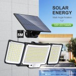 106 LED Solar Light Outdoor 328 LED Spotlights IP65 Waterproof Motion Sensor - Image 4