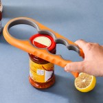 1pc Multifunctional 4-in-1 Jar Opener, Jar Gripper, Lid Opener, Can Opener, Bottle Opener - Image 5